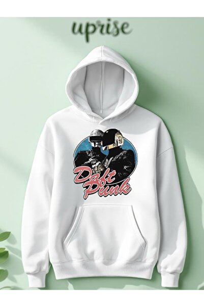 Vordevia Φούτερ Daft Punk με τύπωμα Cotton 3 Thread O oversized