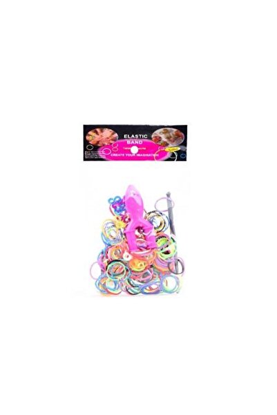 ÇEŞİT SEPETİM Çocuk Gelişim Oyuncaklar Bileklik Yapma Seti Kanca Lastik Bant Küçük Boy Örme Tığı Sıkıştırma Aparat