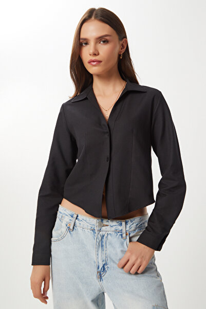 Lovelyİstanbul Oxford Shirt Lgp0024 Black