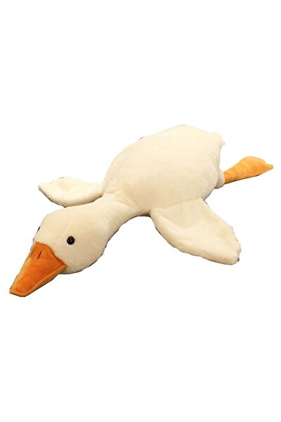 OEM Plush Toy, Goose, Pillow Type, White, 90 cm
