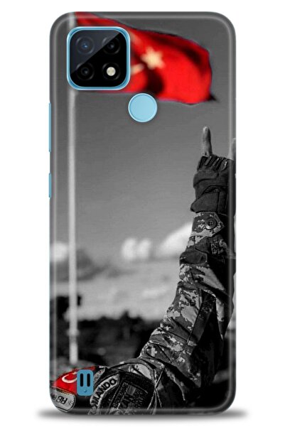 realme حافظة متوافقة مع C21 A+ Plus + واقي شاشة سيراميك غير قابل للكسر - 35