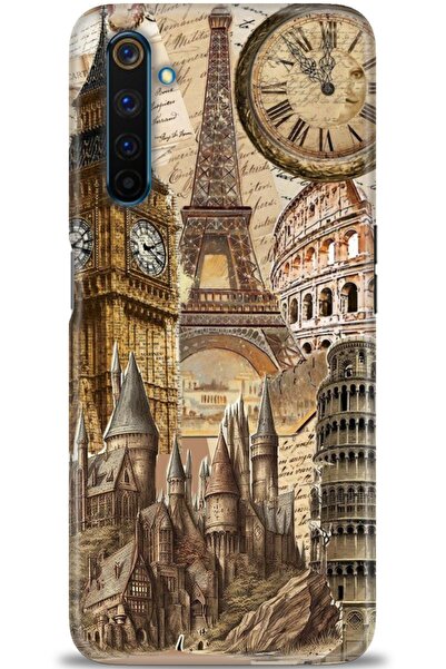 realme حافظة متوافقة مع 6 Pro A+ Plus + واقي شاشة سيراميك غير قابل للكسر - 263