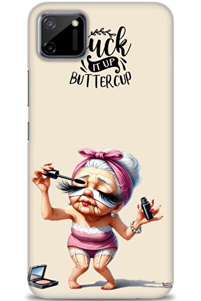 realme حافظة متوافقة مع C11 A+ Plus + واقي شاشة سيراميك غير قابل للكسر - 50