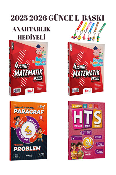 Bilal Işıklı Yayınları ADIM ADIM 4.SINIF BEYİN FIRTINASI BİLAL IŞIKLI MATEMAT...