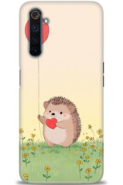 realme حافظة متوافقة مع 6 Pro A+ Plus + واقي شاشة سيراميك غير قابل للكسر - 305