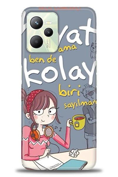 kılıfevreni غطاء متوافق مع هاتف Realme C35 A+ Plus غطاء HD مطبوع - غطاء من ال...