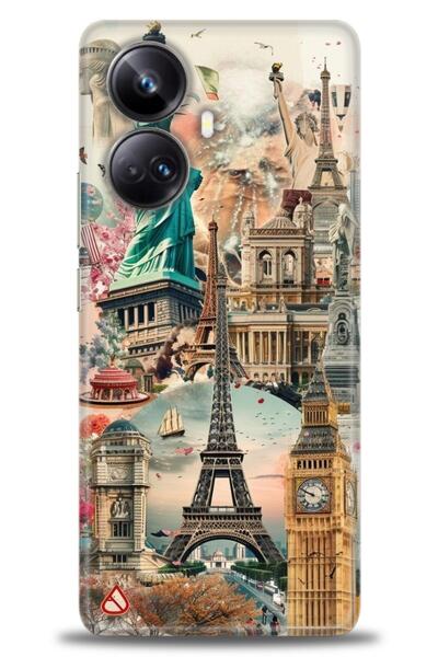 kılıfevreni غطاء متوافق مع هاتف Realme 10 Pro Plus A+ Plus غطاء HD مطبوع - غط...