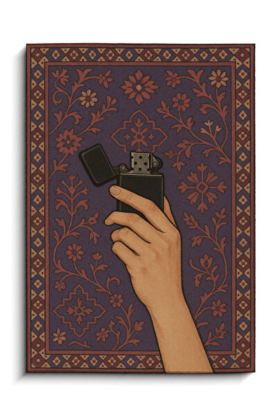 Rugs Modern Halı MOSSO Μωβ Θέμα Χειροποίητο Υφαντό Χαλί με Μοντέρνα Διακόσμησ...