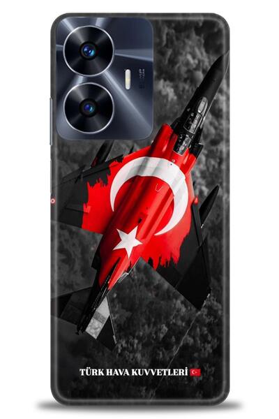 realme حافظة A+ Plus متوافقة مع شبكة الجيل الرابع C55 + واقي شاشة من السيرامي...