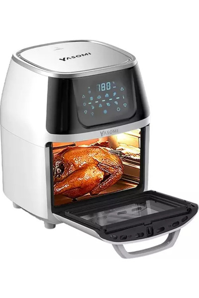 Yasomi Y88 Xxl 1500W 8 Liter Airfryer Oven Fryer White
