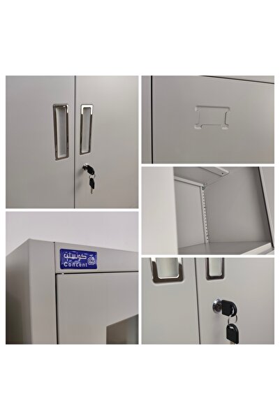 concent Iron file cabinet with 4 glass and metal doors, competitive price from Consent