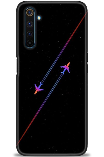 realme حافظة متوافقة مع 6 برو A+ بلس + واقي شاشة سيراميك غير قابل للكسر - 390