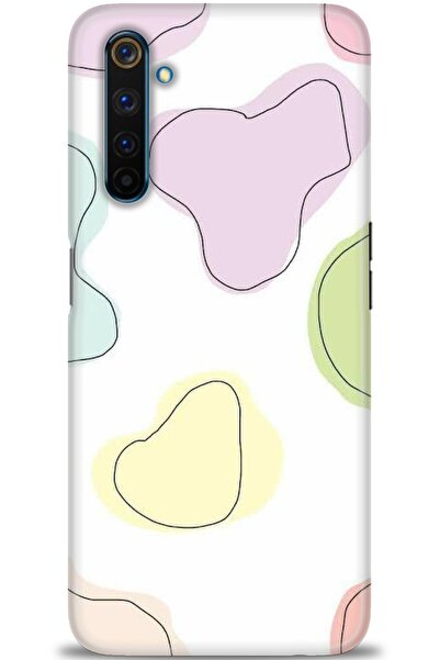 realme حافظة متوافقة مع 6 برو A+ بلس + واقي شاشة سيراميك غير قابل للكسر - 174