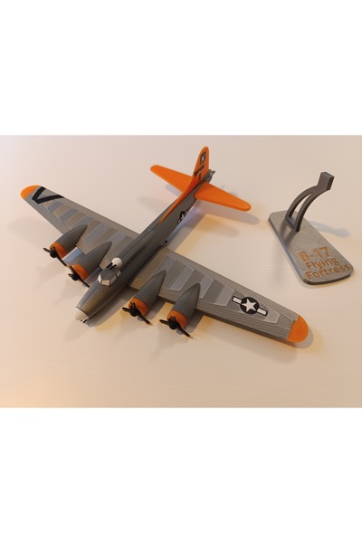 EBTOYS B-17 FLYİNG FORTRESS SAVAŞ UÇAK KİT KART KENDİN KUR OYNA (26cm)EĞİTİCİ...