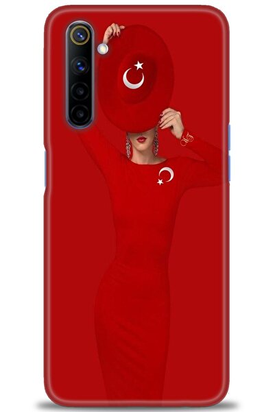 kılıfevreni غطاء حماية متوافق مع هاتف Realme 6 A+ Plus HD مطبوع - غطاء سيليكو...