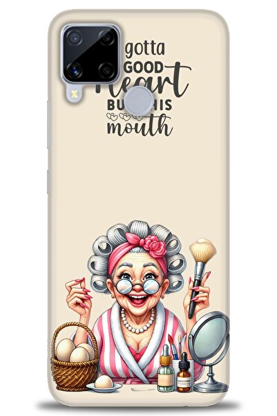 realme حافظة متوافقة مع A+ Plus + واقي شاشة من السيراميك غير قابل للكسر - 41