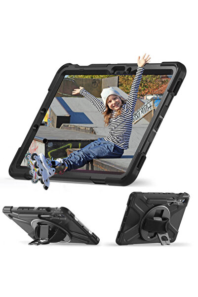 toyigoo Galaxy Tab S10 Lite Defender Silicone Tablet Case - Black