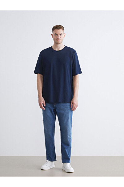 LC Waikiki Create Your Style from Uzg Store |   Plus Size Basic Combed Cotton Men's T-Shirt