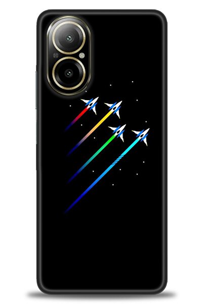 kılıfevreni غطاء Realme 12 Lite 4G متوافق مع A+ Plus غطاء HD مطبوع - غطاء سيل...