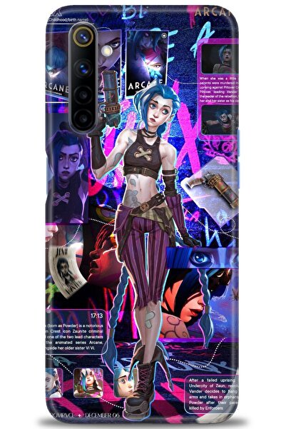 realme 6 حافظة متوافقة مع A+ Plus + واقي شاشة من السيراميك غير قابل للكسر - 277