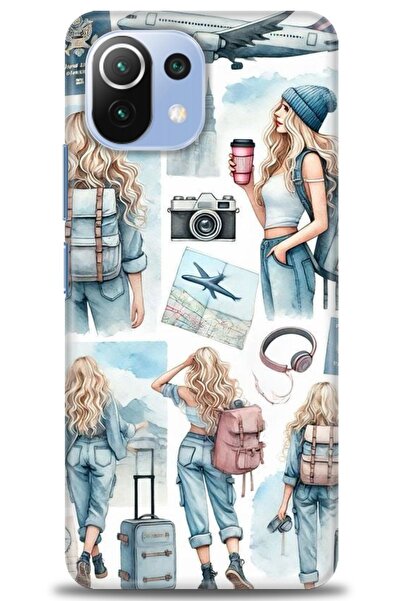 kılıfevreni غطاء متوافق مع هاتف Xiaomi Mi 11 Lite A+ Plus غطاء HD مطبوع - غطا...