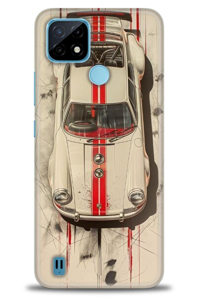 kılıfevreni غطاء متوافق مع هاتف Realme C21 A+ Plus غطاء HD مطبوع - غطاء من ال...