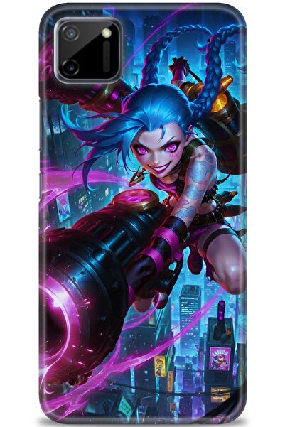 realme حافظة متوافقة مع C11 A+ Plus + واقي شاشة سيراميك غير قابل للكسر - 280