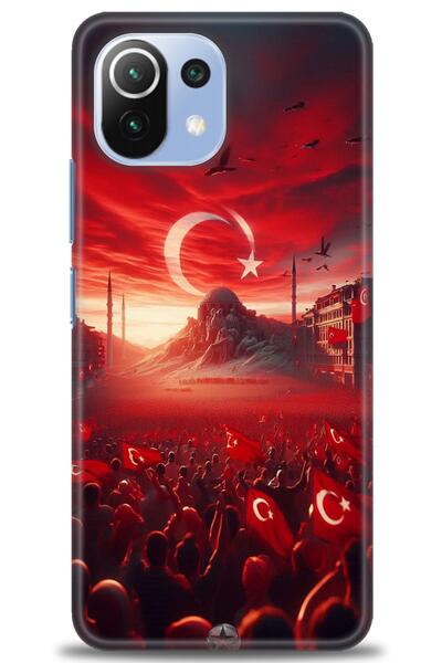 kılıfevreni غطاء متوافق مع هاتف Xiaomi Mi 11 Lite A+ Plus HD مطبوع - غطاء من ...