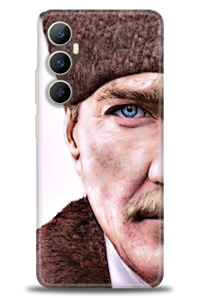 realme حافظة A+ Plus متوافقة مع شبكة الجيل الرابع C65 + واقي شاشة سيراميك غير...