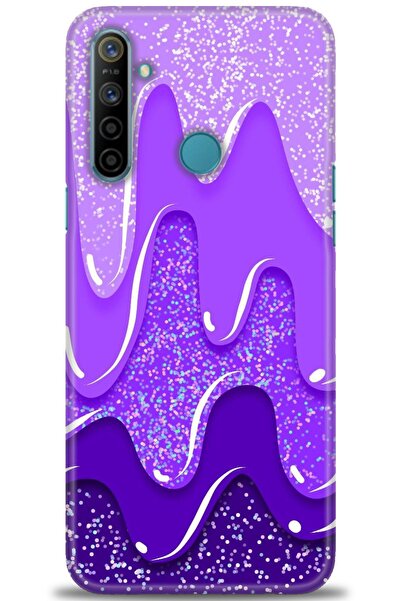 realme حافظة A+ Plus متوافقة مع 5i + واقي شاشة سيراميك غير قابل للكسر - 421