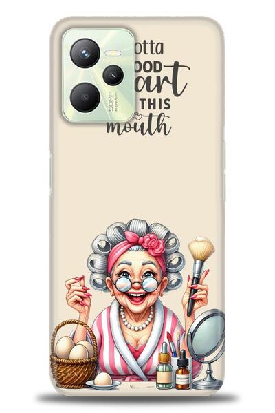 realme حافظة متوافقة مع C35 A+ Plus + واقي شاشة سيراميك غير قابل للكسر - 41