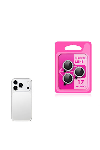 BUTAM BİLİŞİM iPhone 17 Pro Max Zore Cl-06 Camera Lens Protector - Titanium-Silver