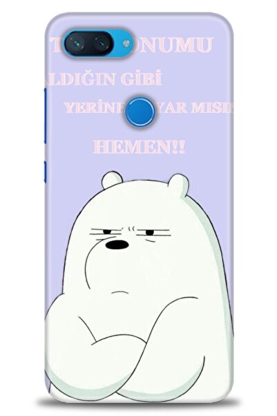 kılıfevreni غطاء متوافق مع هاتف Xiaomi Mi 8 Lite A+ Plus HD مطبوع - غطاء من ا...