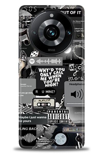 realme حافظة متوافقة مع 11 برو بلس + واقي شاشة سيراميك غير قابل للكسر - 205