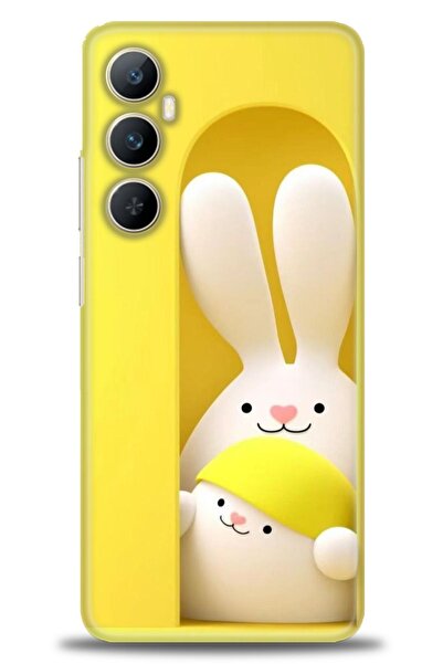 realme حافظة A+ Plus متوافقة مع شبكة الجيل الرابع C65 + واقي شاشة سيراميك غير...