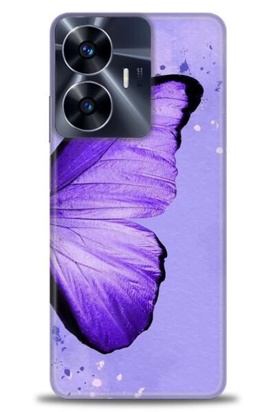 realme حافظة A+ Plus متوافقة مع شبكة الجيل الرابع C55 + واقي شاشة سيراميك غير...