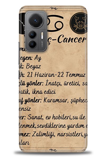 kılıfevreni غطاء متوافق مع هاتف Xiaomi Mi 12 Lite A+ Plus غطاء HD مطبوع - غطا...