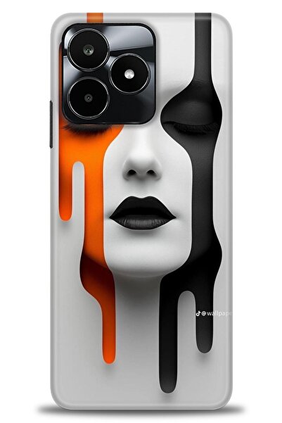 kılıfevreni غطاء A+ Plus متوافق مع هاتف Realme C53 HD مطبوع - غطاء سيليكون مص...