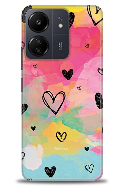 kılıfevreni غطاء متوافق مع هاتف Xiaomi Redmi 13C A+ Plus غطاء HD مطبوع - غطاء...