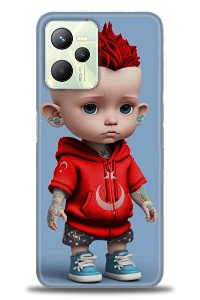 kılıfevreni غطاء متوافق مع هاتف Realme C35 A+ Plus غطاء HD مطبوع - غطاء من ال...