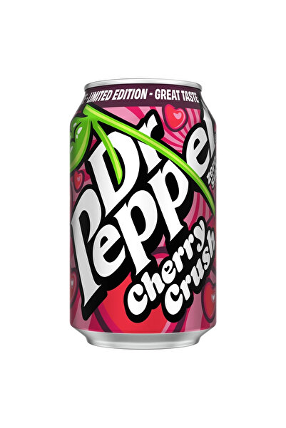 Dr. Pepper Dr Pepper Cherry Crush Limited Edition 330 ml (Vişne Aromalı Gazlı İçecek)