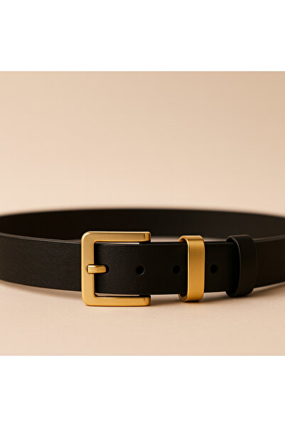 FV Kemer Altın Renk Tokalı Kadın kemer