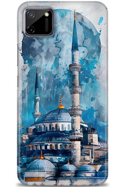 realme حافظة متوافقة مع C11 A+ Plus + واقي شاشة من السيراميك غير قابل للكسر -...