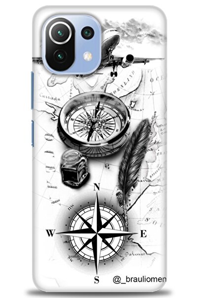 kılıfevreni غطاء متوافق مع هاتف Xiaomi Mi 11 Lite A+ Plus غطاء HD مطبوع - غطا...