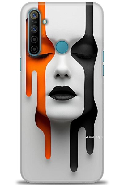 kılıfevreni غطاء متوافق مع هاتف Realme C3 A+ Plus غطاء HD مطبوع - غطاء من الس...