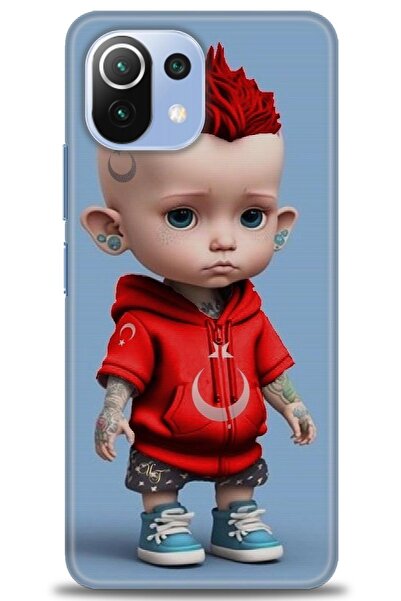 kılıfevreni غطاء متوافق مع هاتف Xiaomi Mi 11 Lite A+ Plus HD مطبوع - غطاء من ...