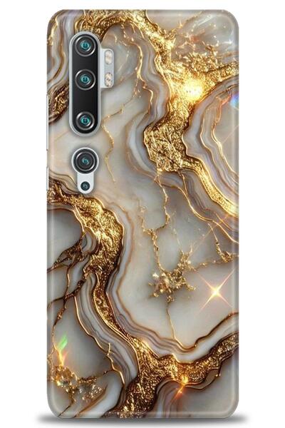 CaseMio Xiaomi Mi Note 10 Pro Uyumlu Kılıf HD Baskılı Kapak - Tasarım Silikon...