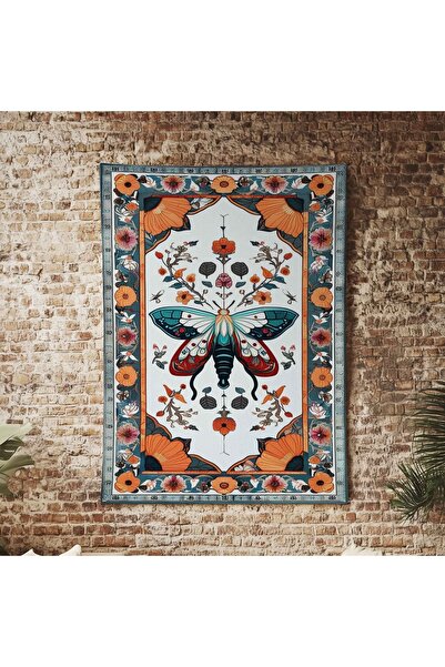 Else Dekor Moth Night Butterfly Patterned Wall Cloth Wall Tapestry Wall Tapestry