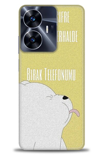 kılıfevreni جراب A+ Plus متوافق مع هاتف Realme C55 4G + واقي شاشة سيراميك غير...