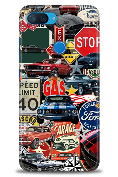 kılıfevreni غطاء متوافق مع هاتف Xiaomi Mi 8 Lite A+ Plus غطاء HD مطبوع - غطاء...